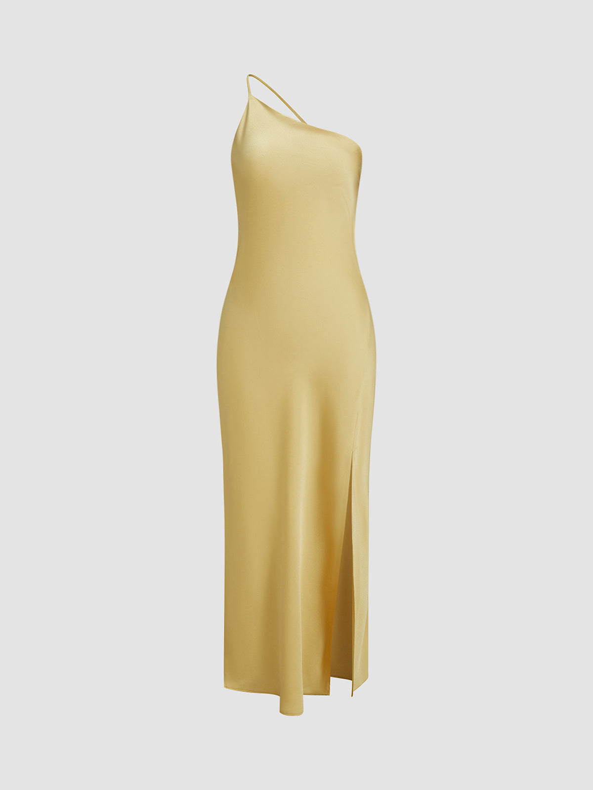 Isabelle Satin Maxi Dress with Backless Slits Multi 13