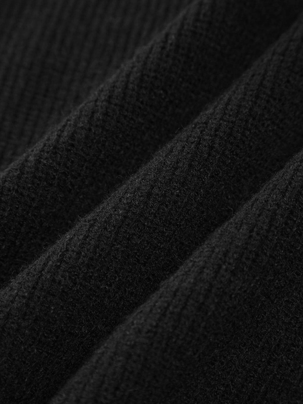 Arabella Oversized Mock Neck Sweater Black 7
