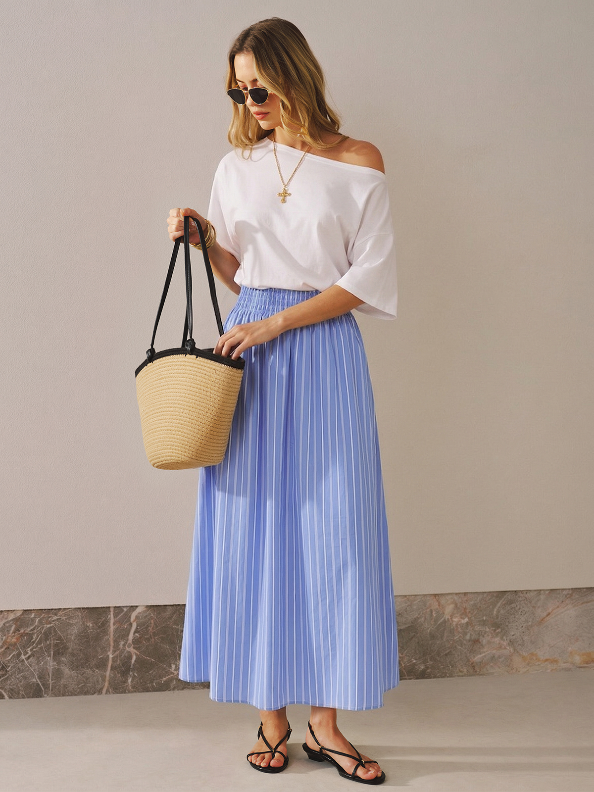 Margot Off-Shoulder Mini Dress Multi 5