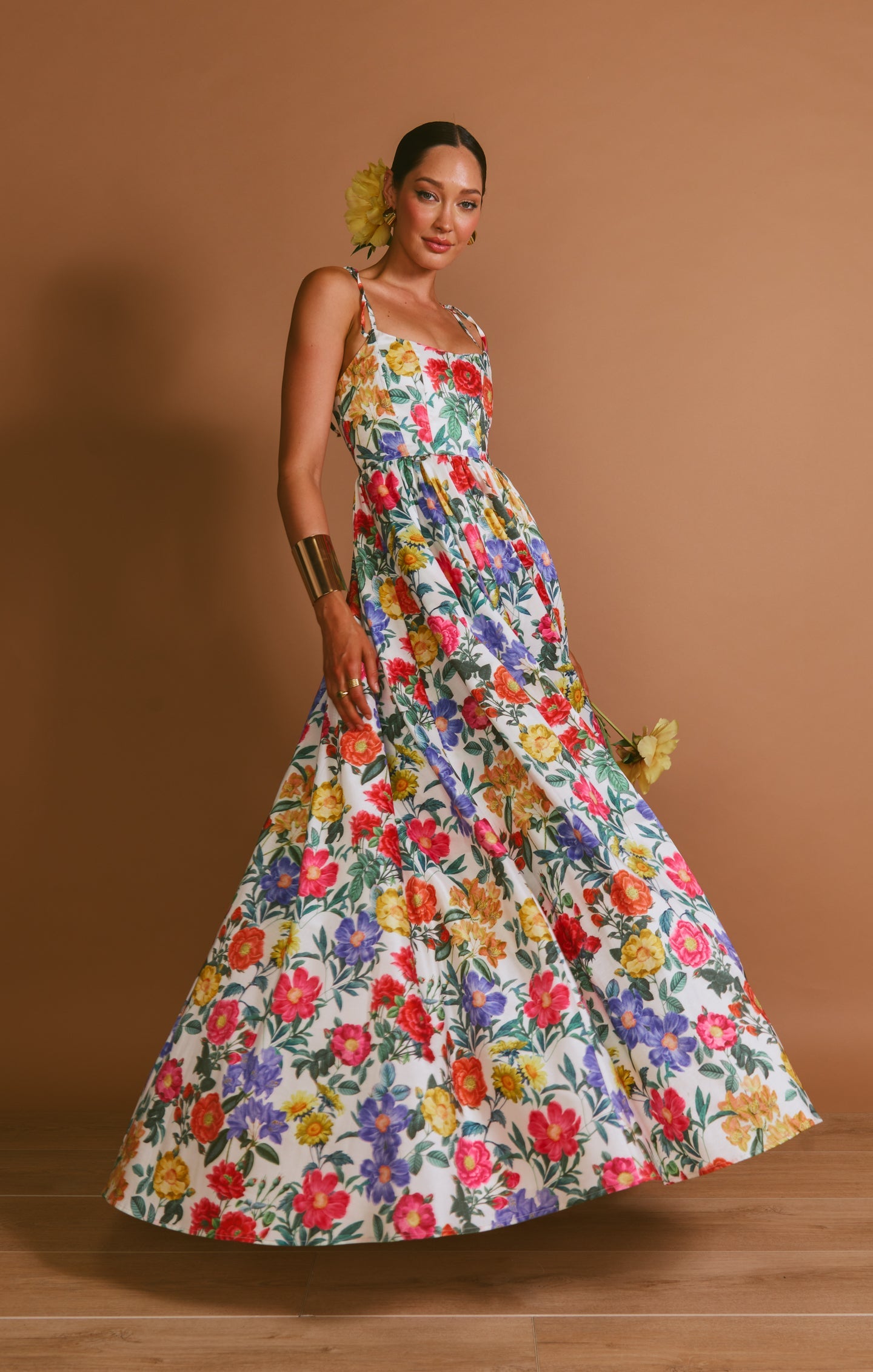 Juliet Taffeta Maxi Dress 1