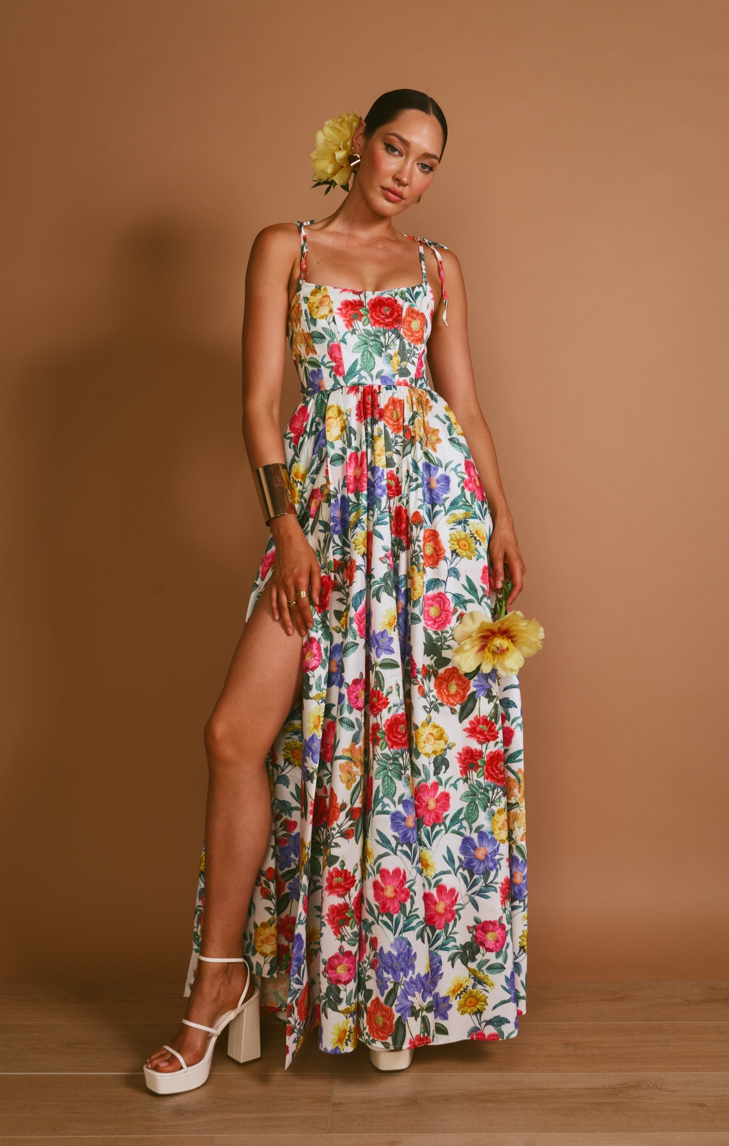 Juliet Taffeta Maxi Dress 3