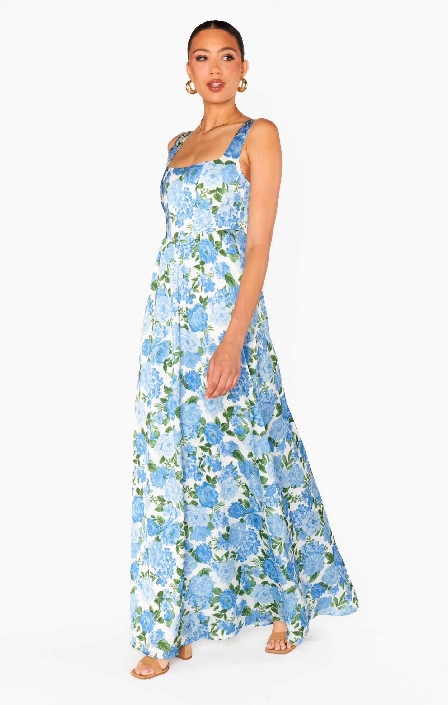 Nina Cottage Floral Maxi Dress 9