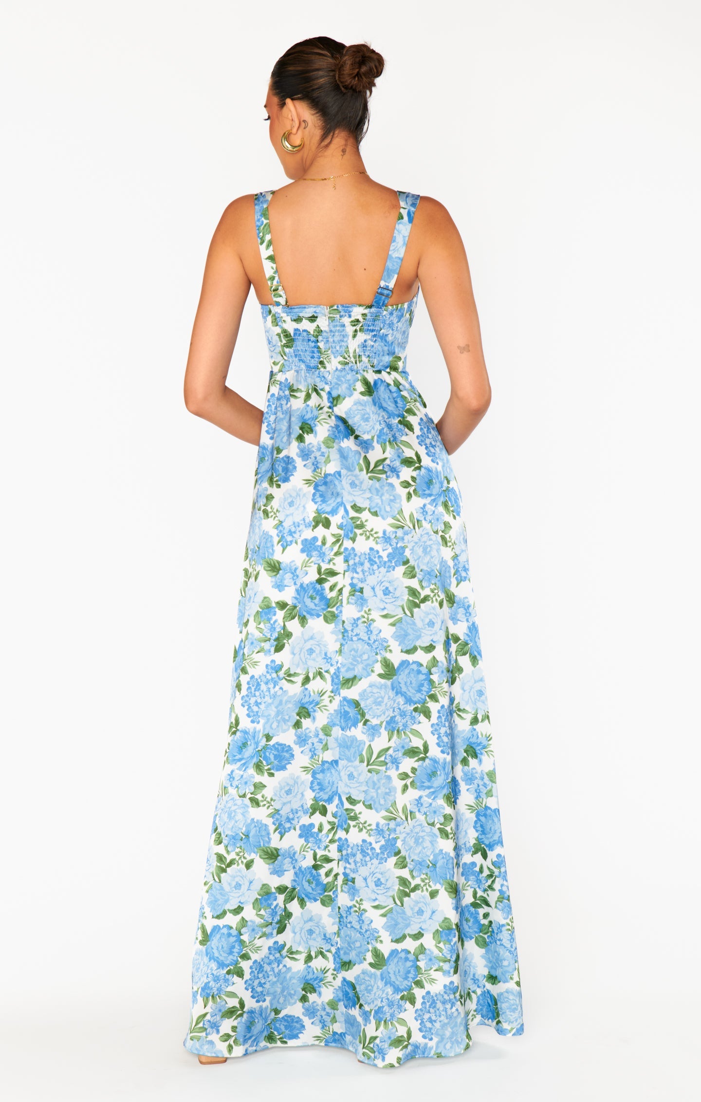 Nina Cottage Floral Maxi Dress 10
