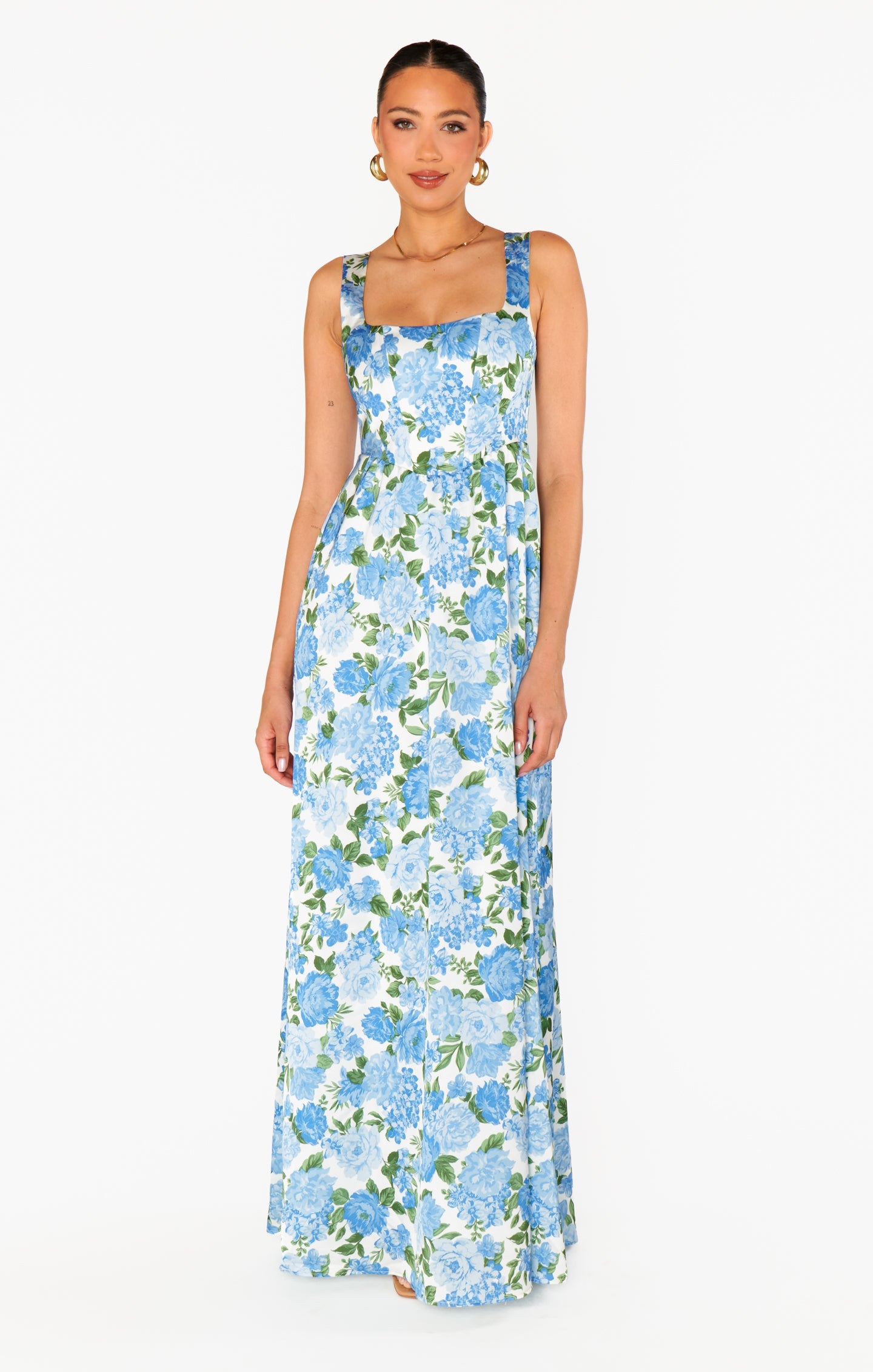 Nina Cottage Floral Maxi Dress 6