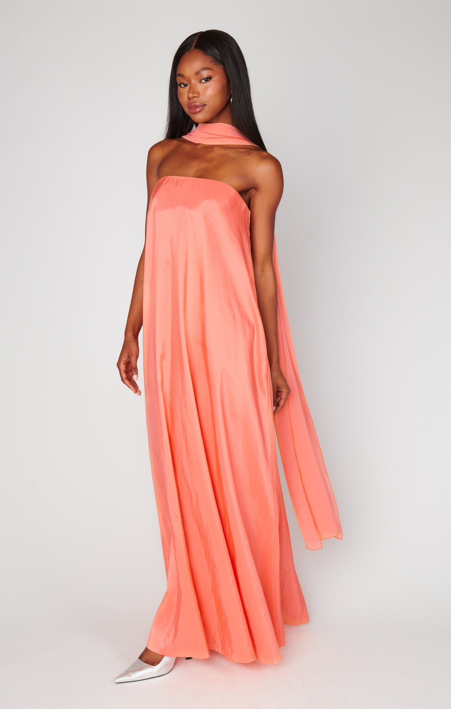 Margot Silk Charmeuse Wedding Guest Dress 9