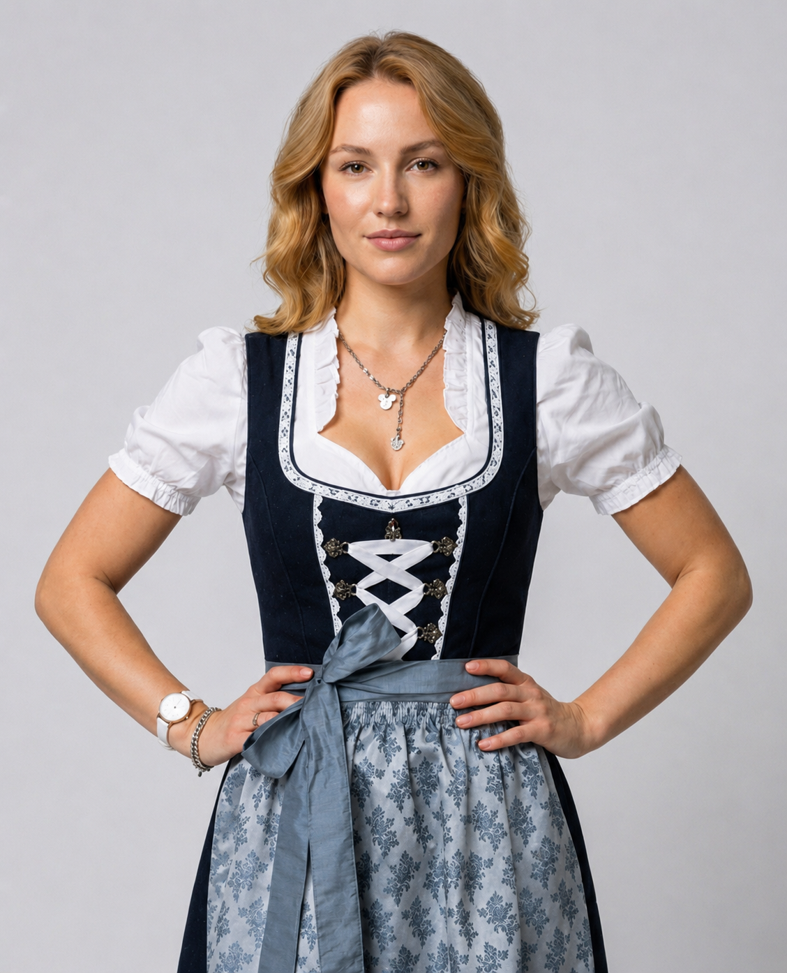 Giselle Dirndl Midi Dress Multi 7