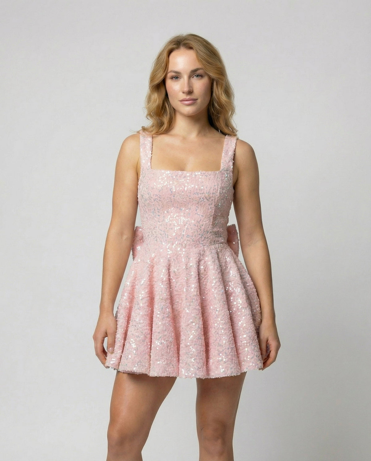 Rosalie Bow Party Dress Multi 1