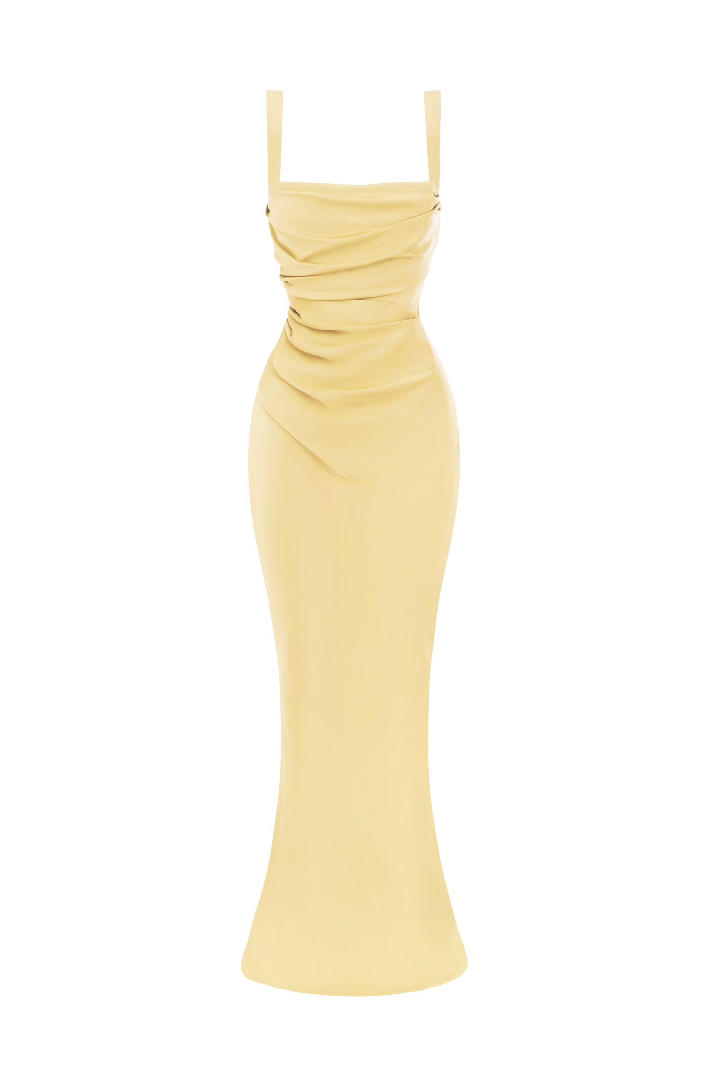 Calanthe Sparkle Maxi Dress Lemon 6