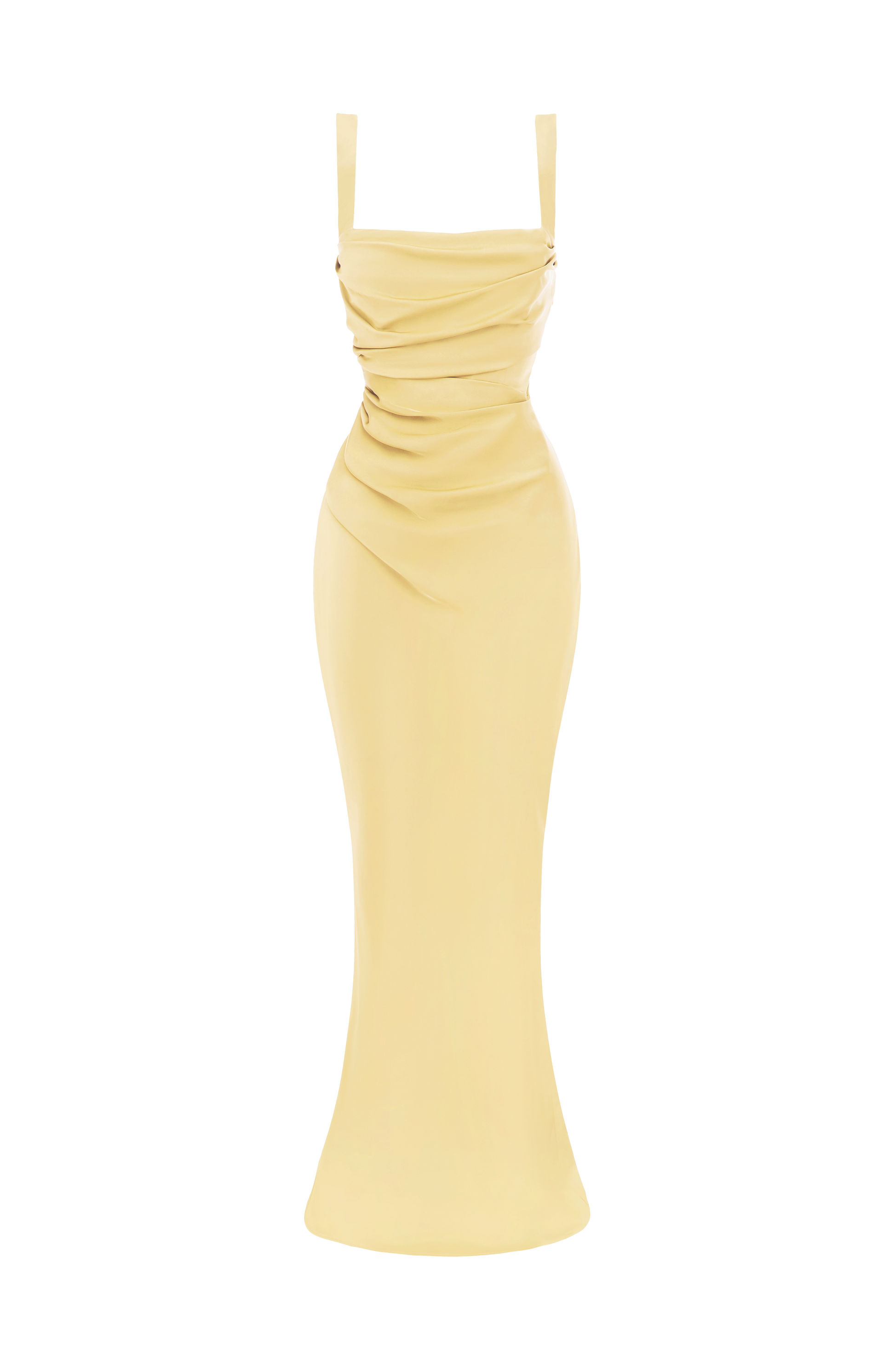 Calanthe Sparkle Maxi Dress Lemon 6