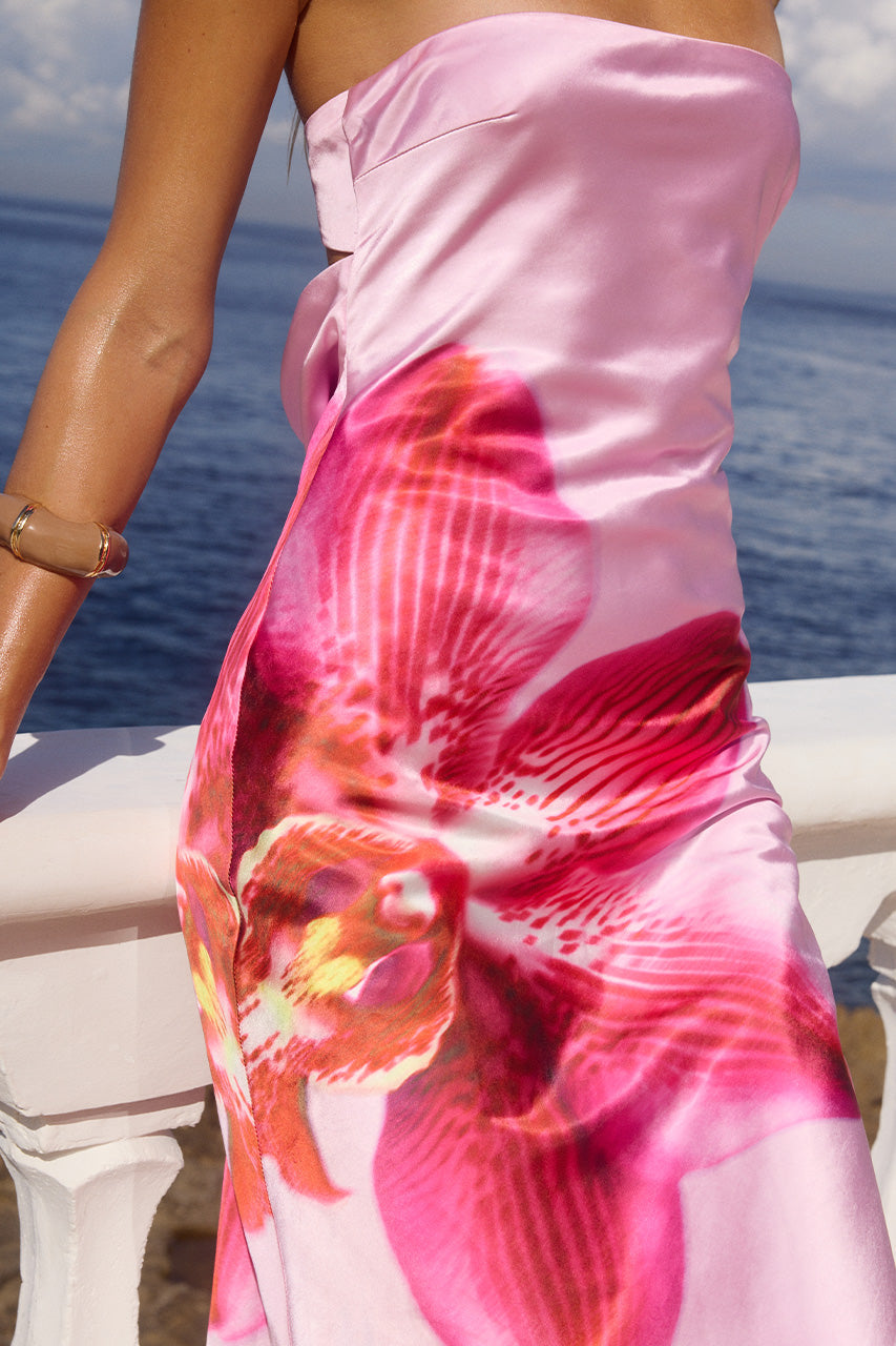 Celeste Ombre Maxi Dress Orchid Pink 6