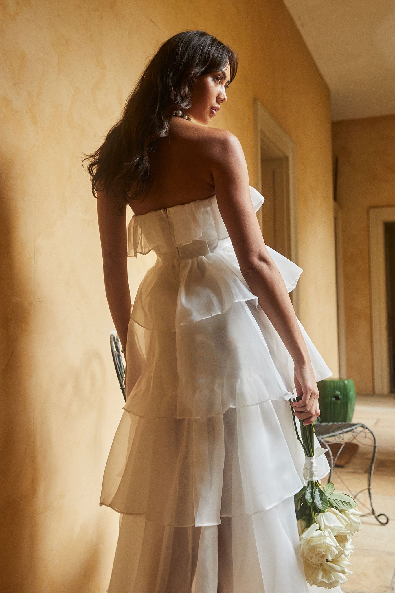 Oceana Layered Ruffle Maxi Dress 2