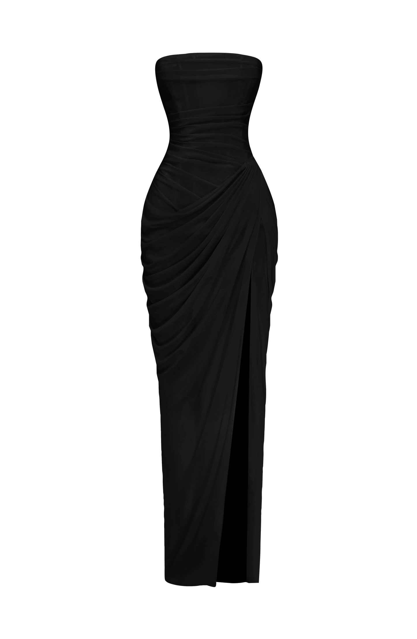 Cyra Black Maxi Dress Black 10