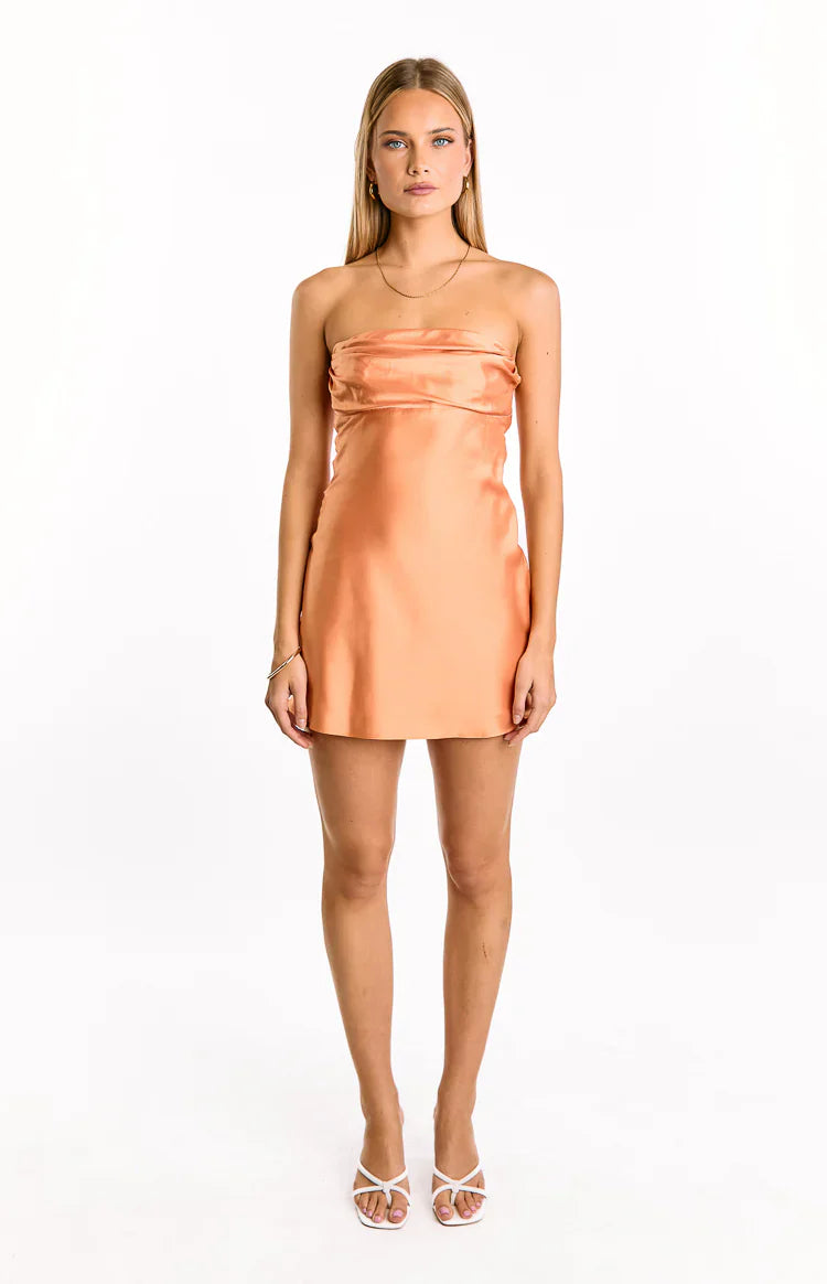 Claudie Satin Mini Dress 3