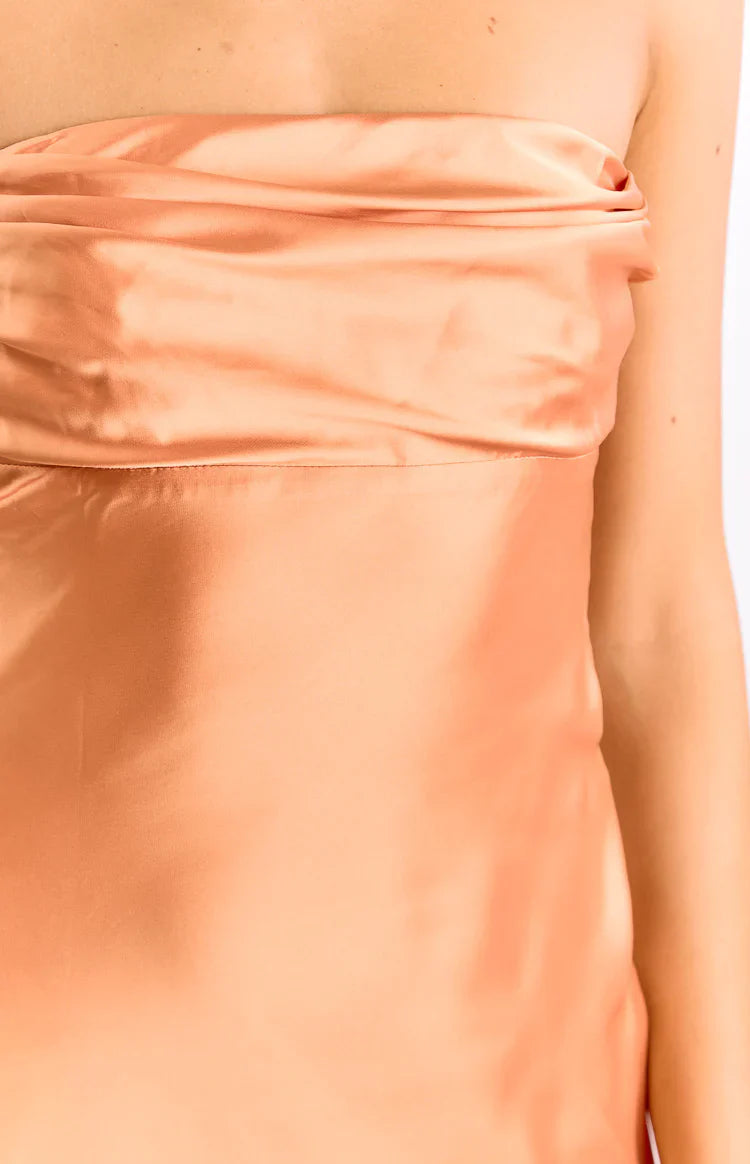 Claudie Satin Mini Dress 6