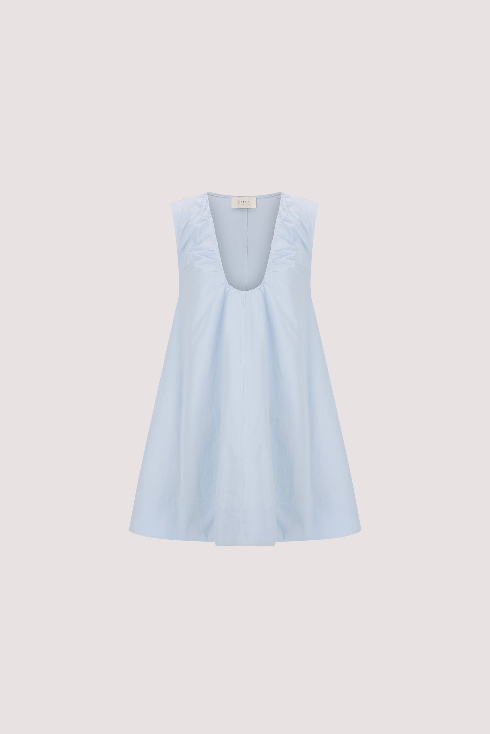 Gabby Cornflower Cotton Mini Dress CORNFLOWER 6