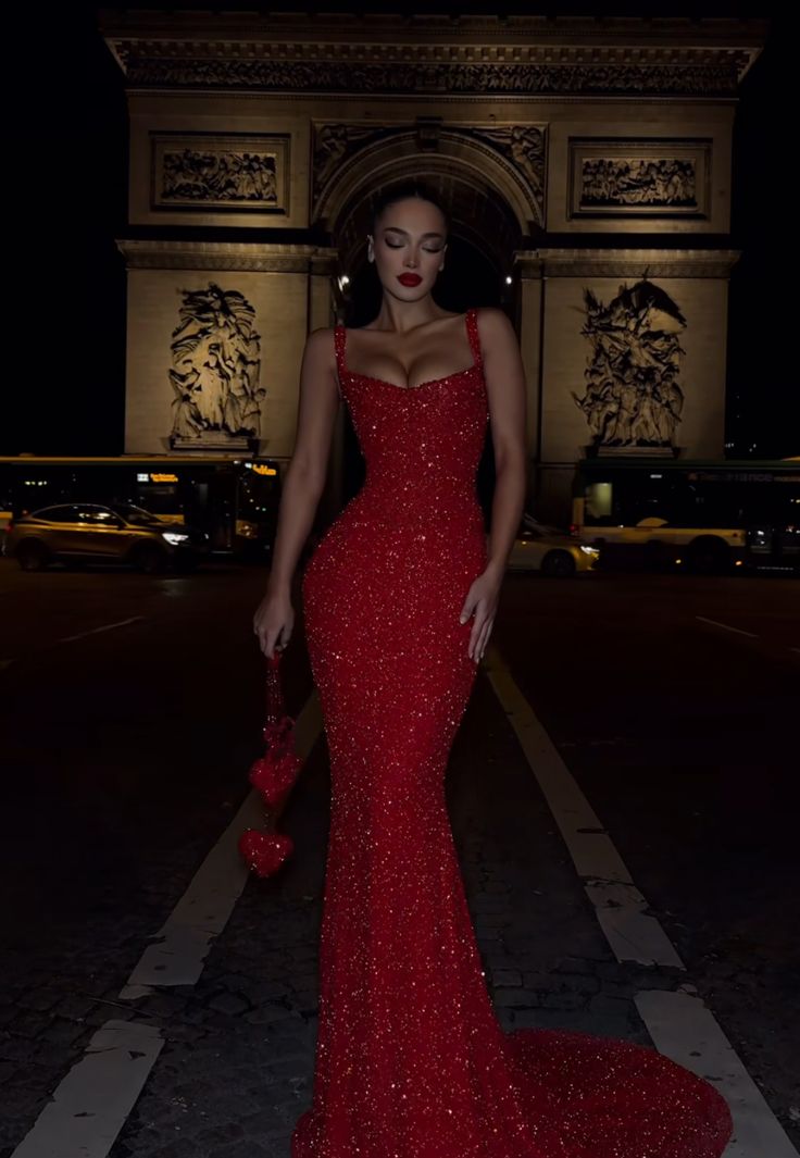 Margot Sequin Mermaid Gown Custom Color( Add the color in the Order special instructions) 1