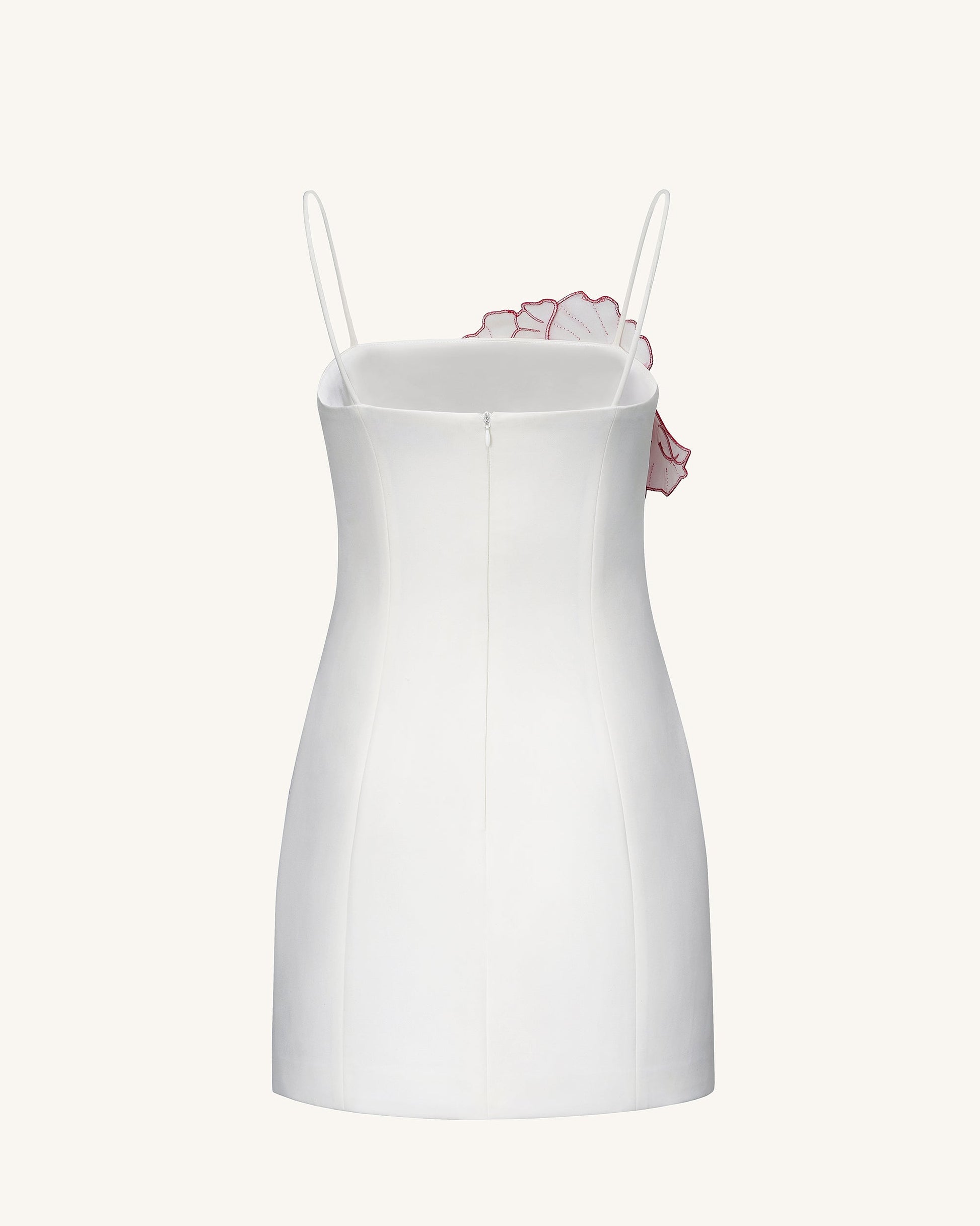 Iris Appliqué Mini Dress White 6