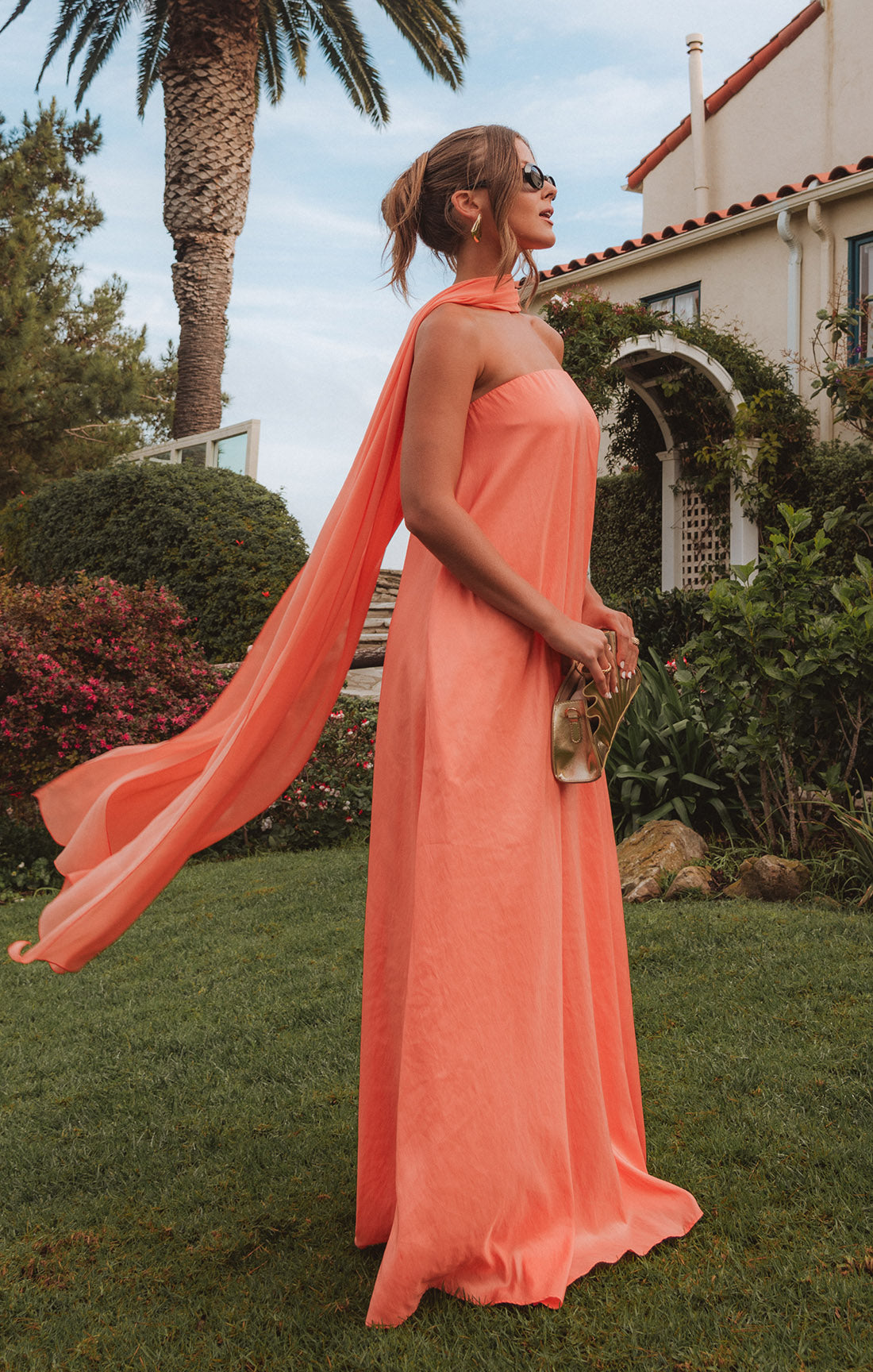 Margot Silk Charmeuse Wedding Guest Dress 7