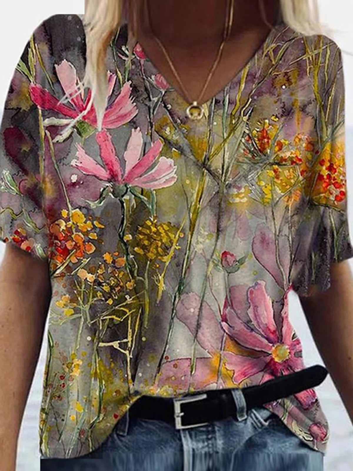 Paloma Floral Midi Dress Floral 3