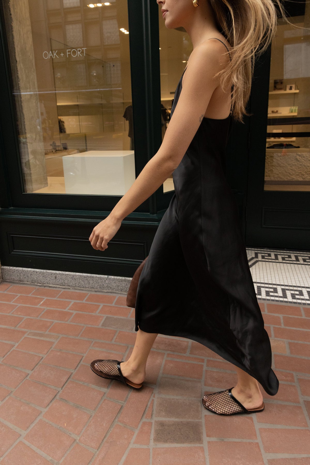 Violet Satin Midi Dress Tea 2