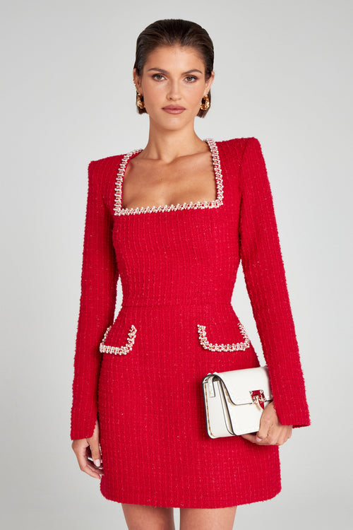 NATALIE MINI DRESS Red 1