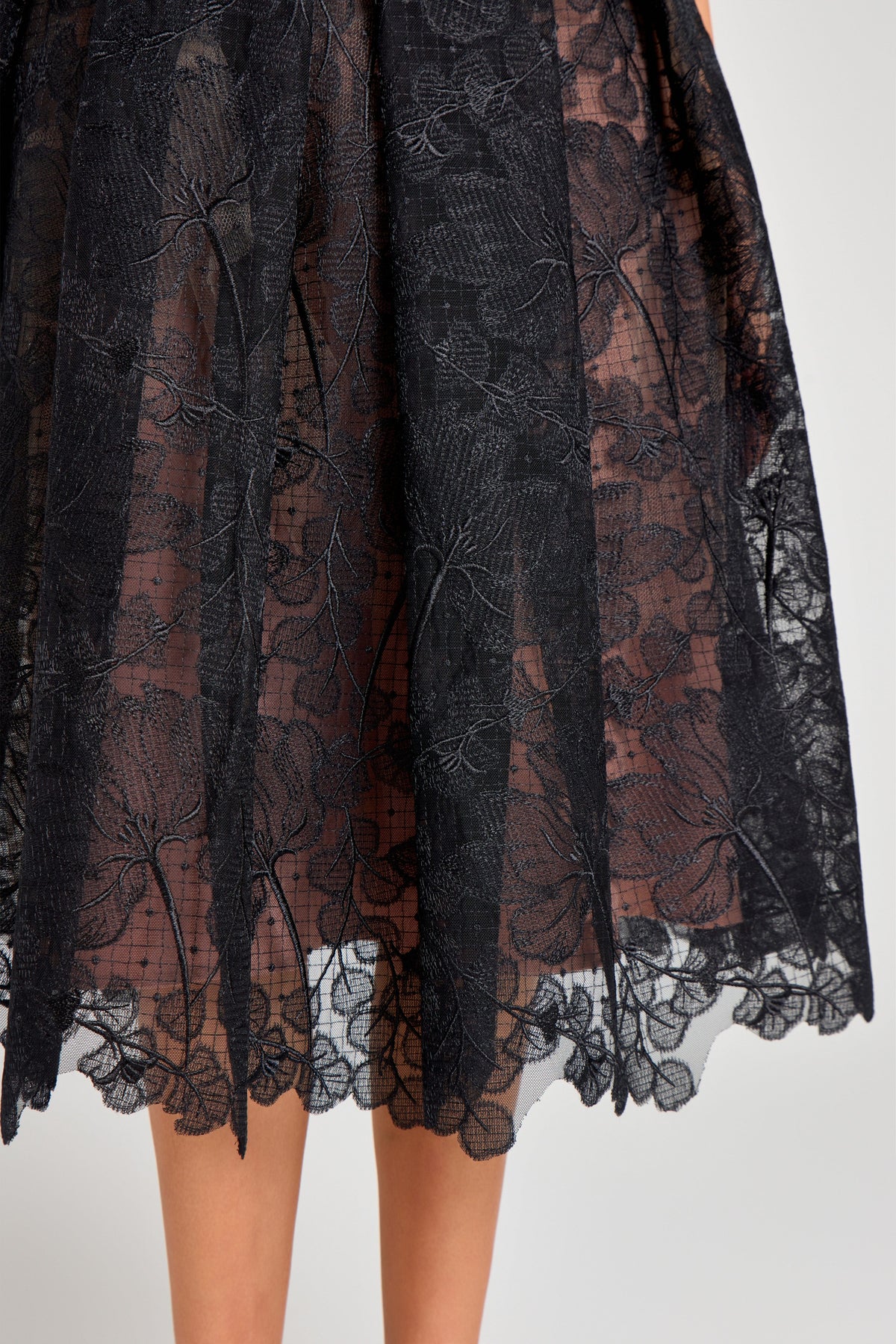 Olivia Black Lace Corset Dress Black 5