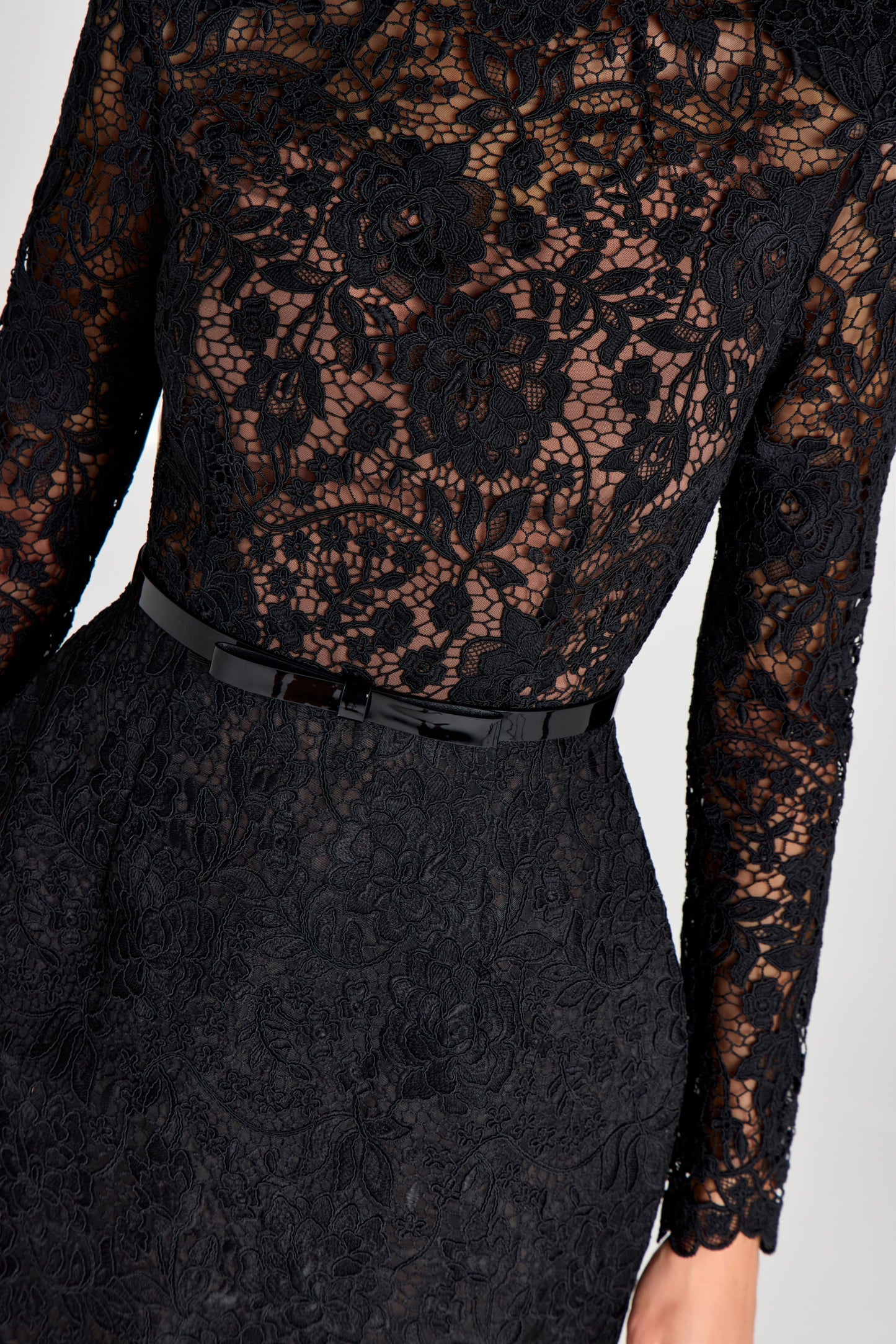 Sophie Silk Slip Dress in Black 7