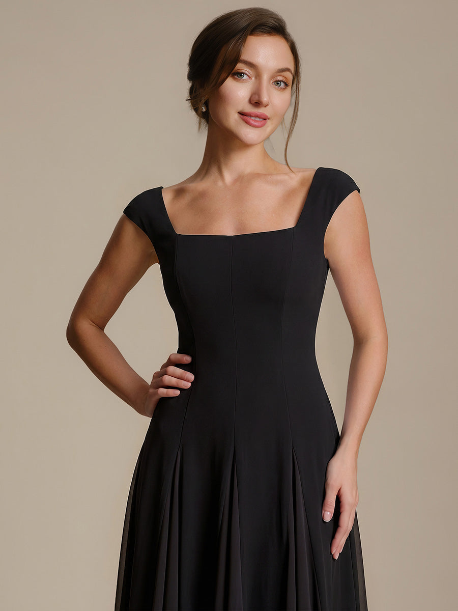 Margot A-Line Midi Dress Ice Blue 4