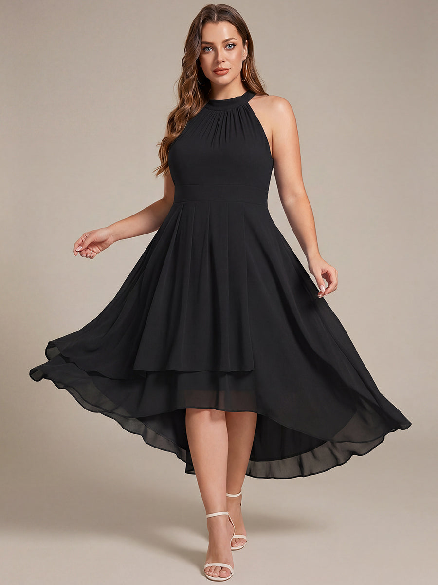 Posie Chiffon Halter Midi Dress Eucalyptus 5