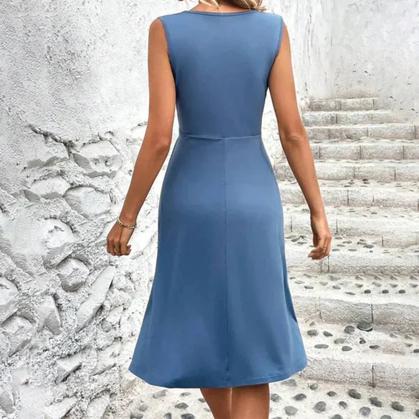 Margot Linen Midi Dress Multi 4