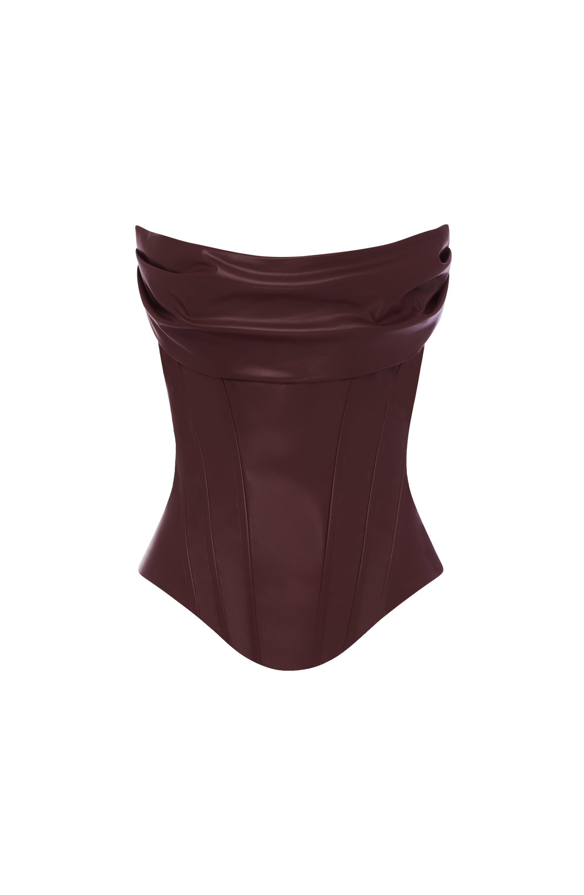 Elvina Corset Dress in Black Burgundy 5