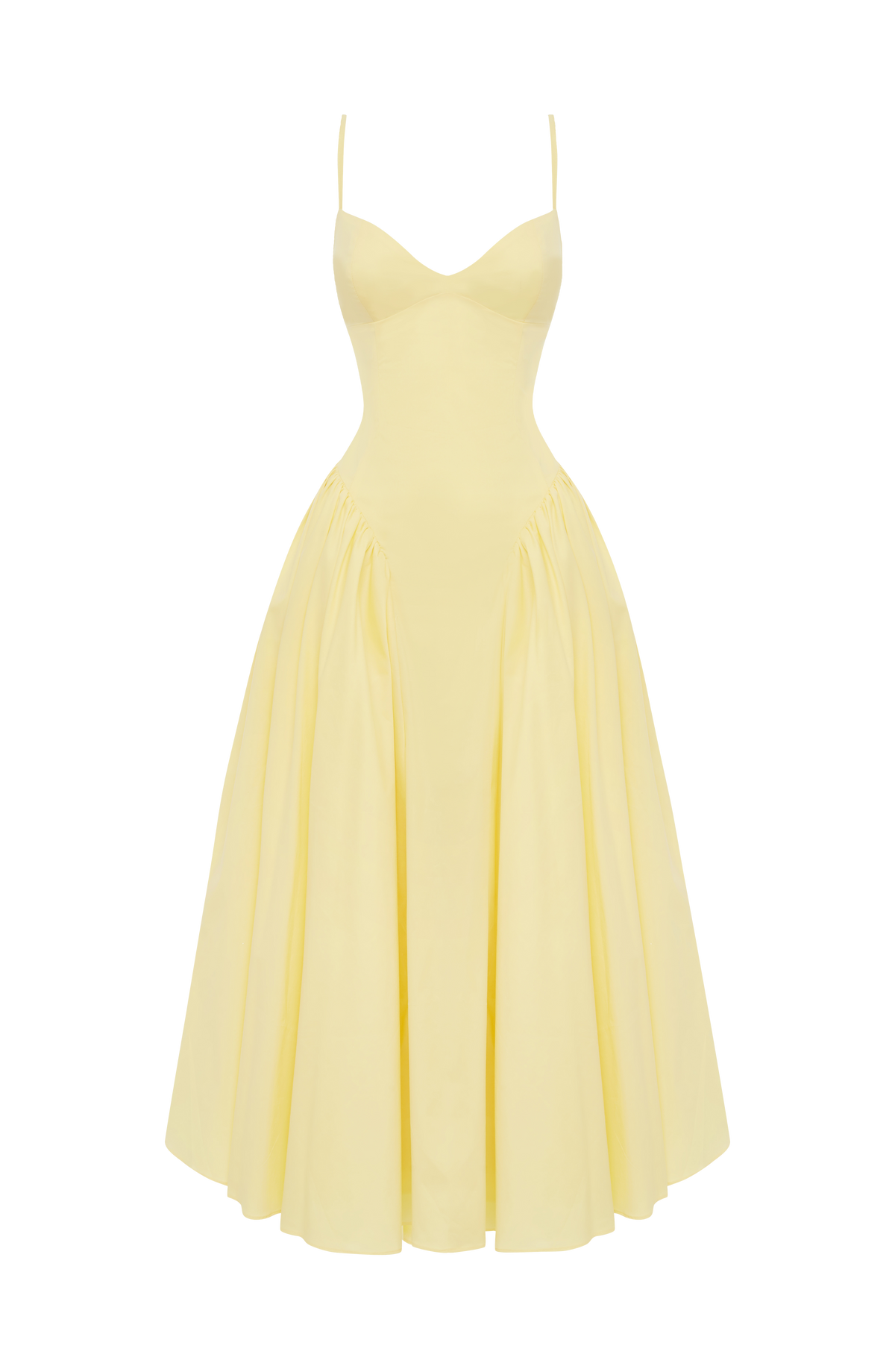 Emerson Lemon Midi Dress Lemon 9