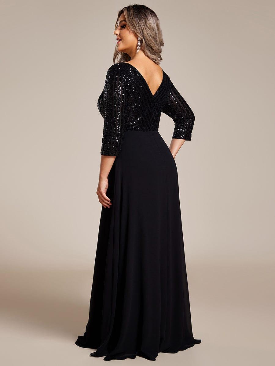 Luena Sequin A-Line Formal Dress Purple Orchid 4