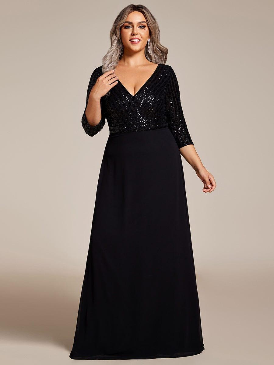 Luena Sequin A-Line Formal Dress White 3