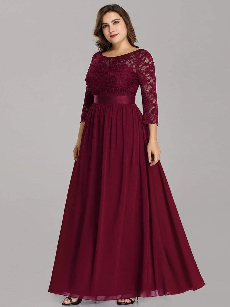 Fawn Black Lace Evening Dress Navy Blue 8