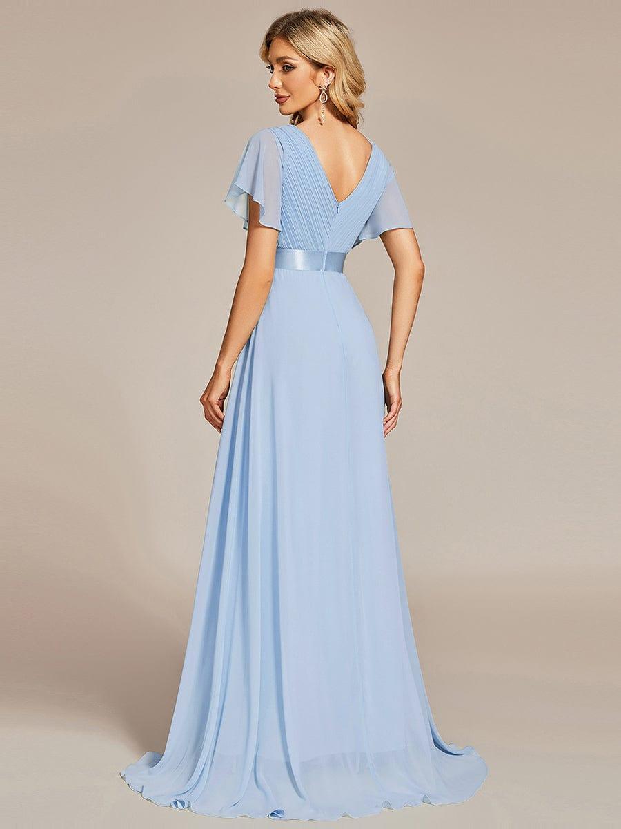 Luminosa Empire Waist Bridesmaid Dress Lavender 6