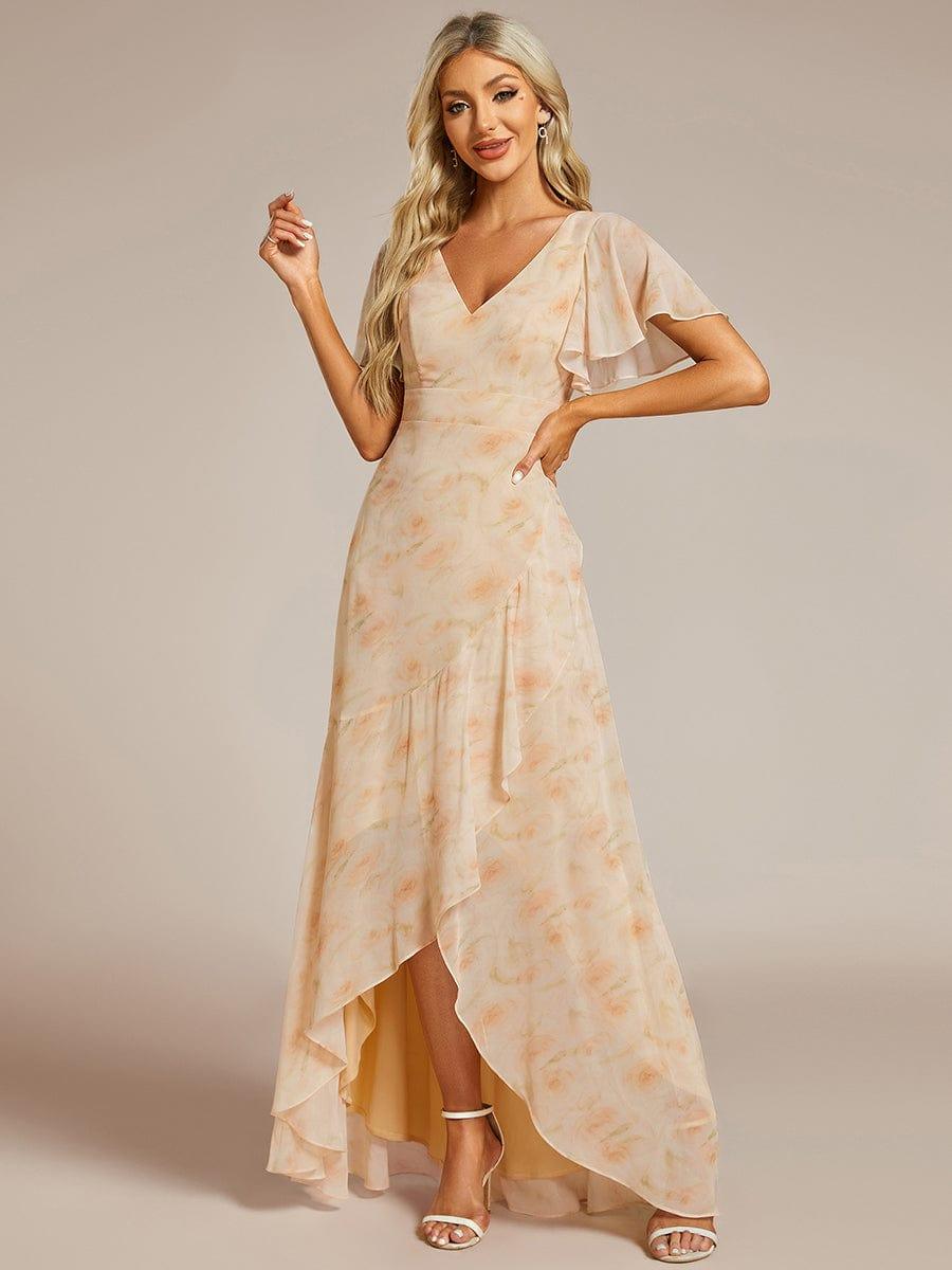 Oree Chiffon Bridesmaid Dress Dark Green 7