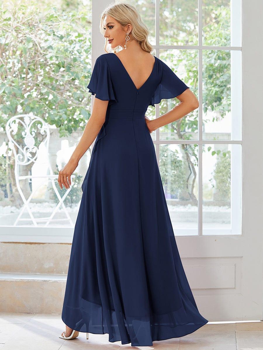 Oree Chiffon Bridesmaid Dress Black 4