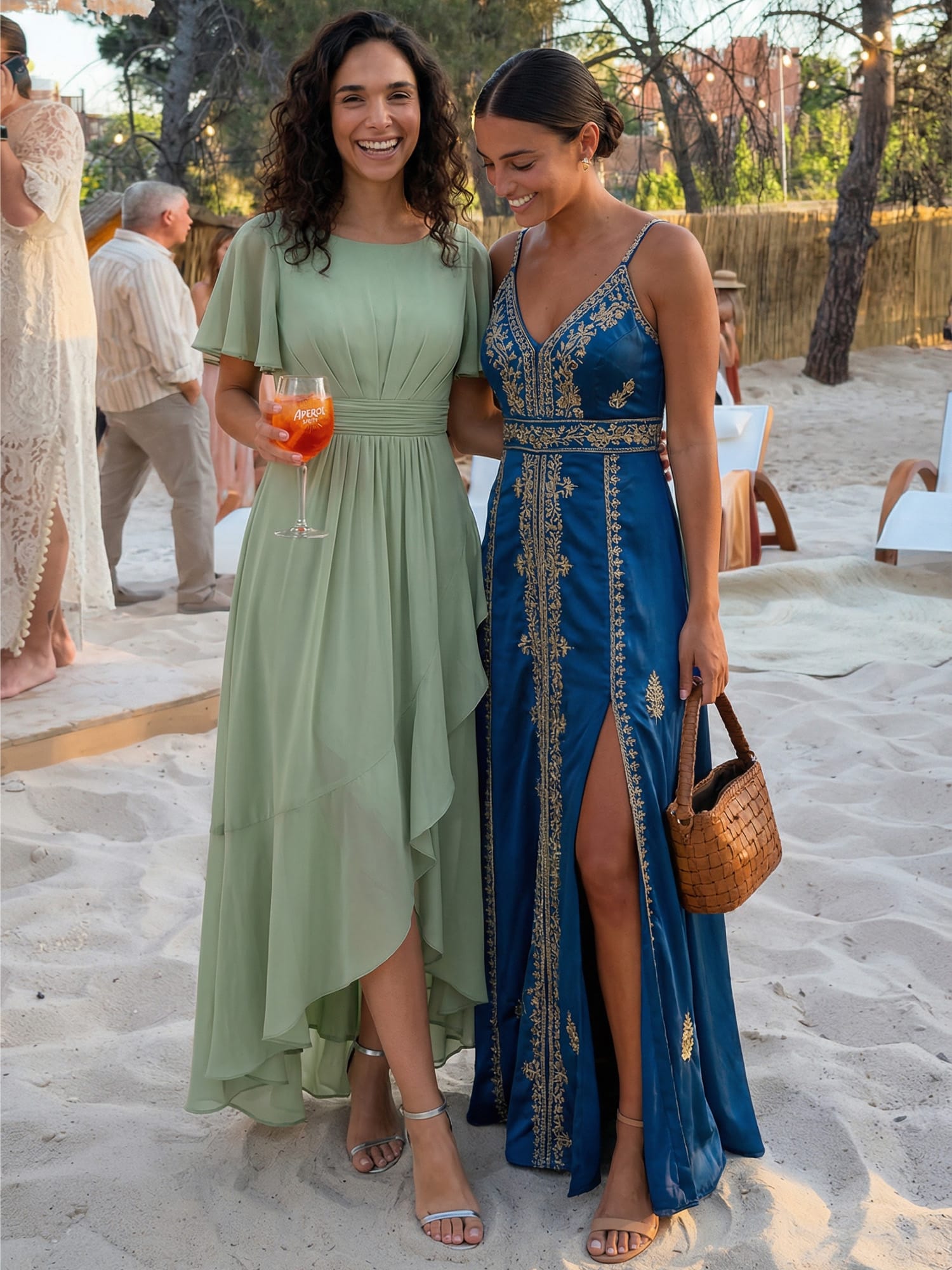 Ever Sage Chiffon Ruffle Sleeve Dress Dark Purple 4