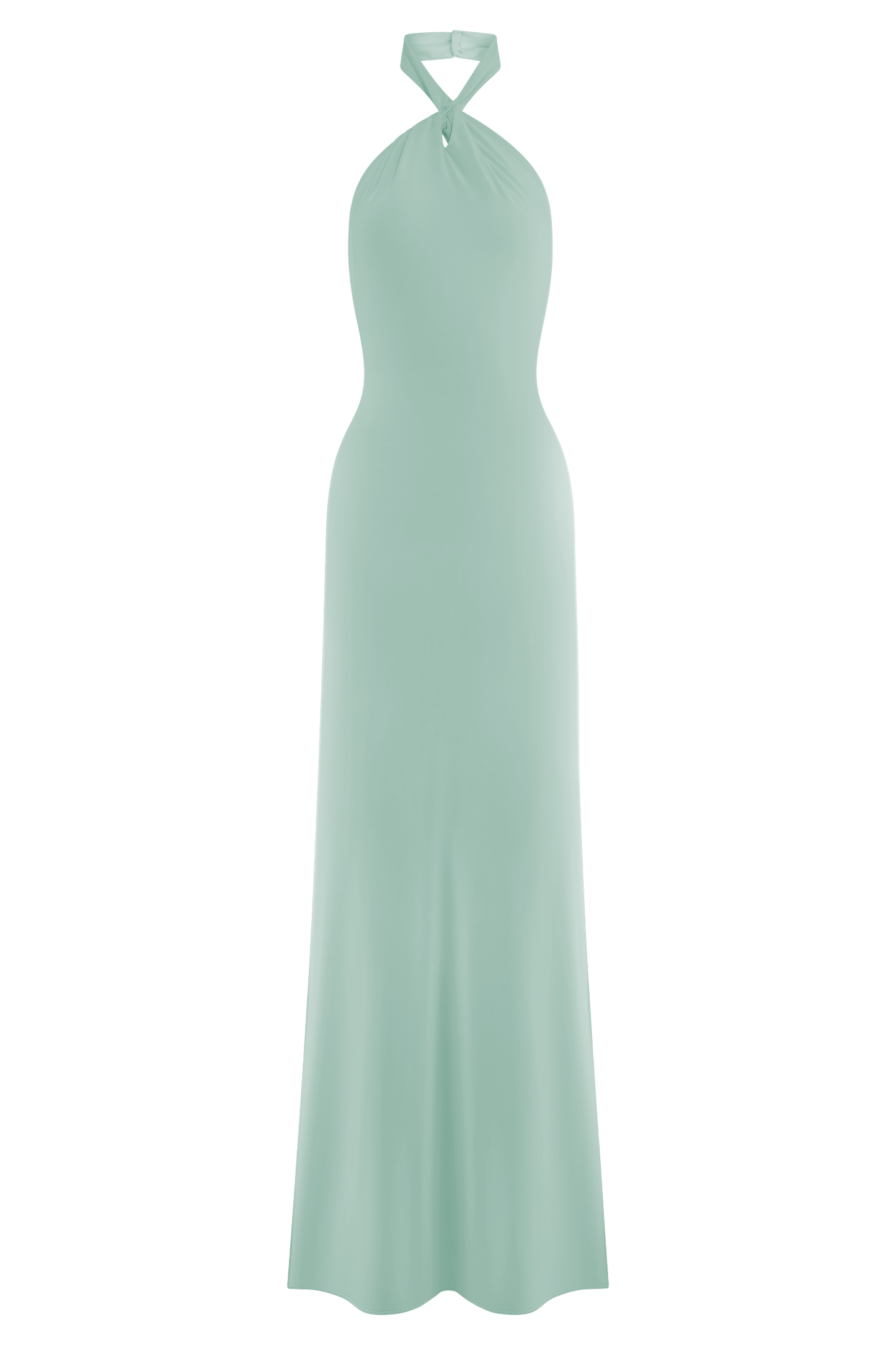 Elyna Slinky Halter Maxi Dress Lagoon 9