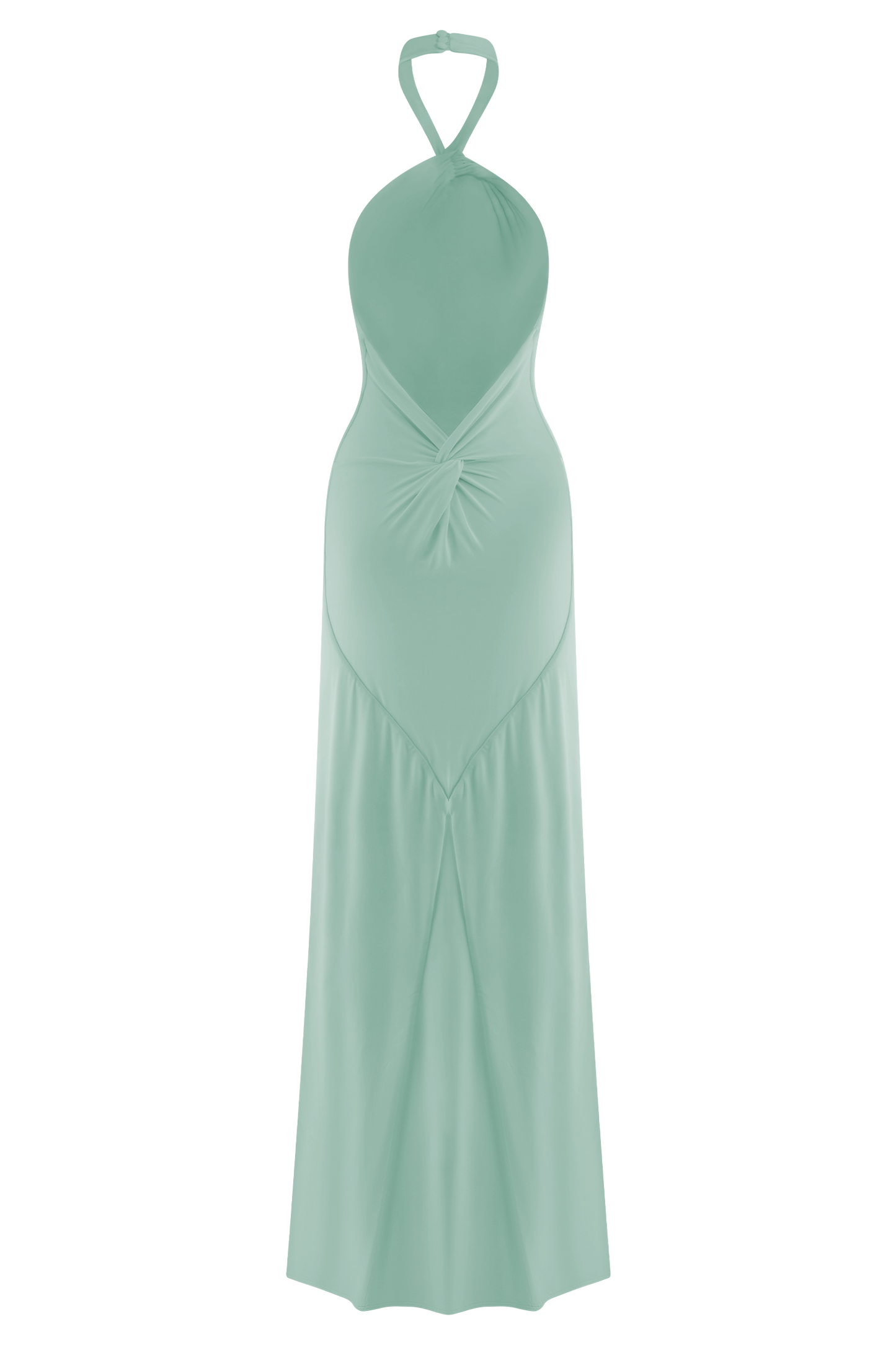 Elyna Slinky Halter Maxi Dress Lagoon 8