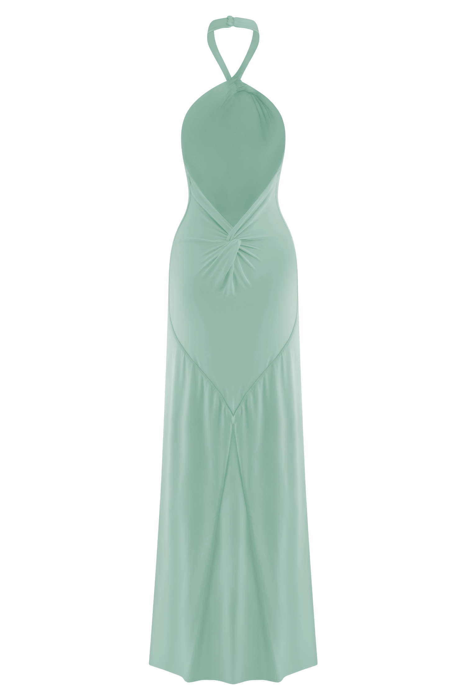 Elyna Slinky Halter Maxi Dress Lagoon 8