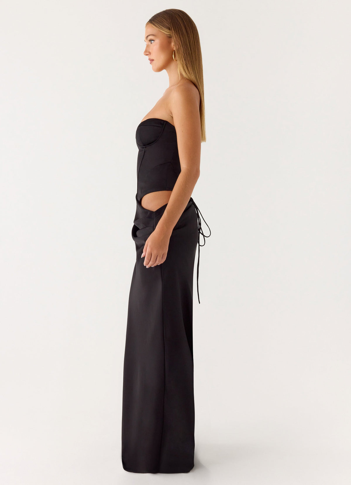 Emory Corset Maxi Dress Black 3