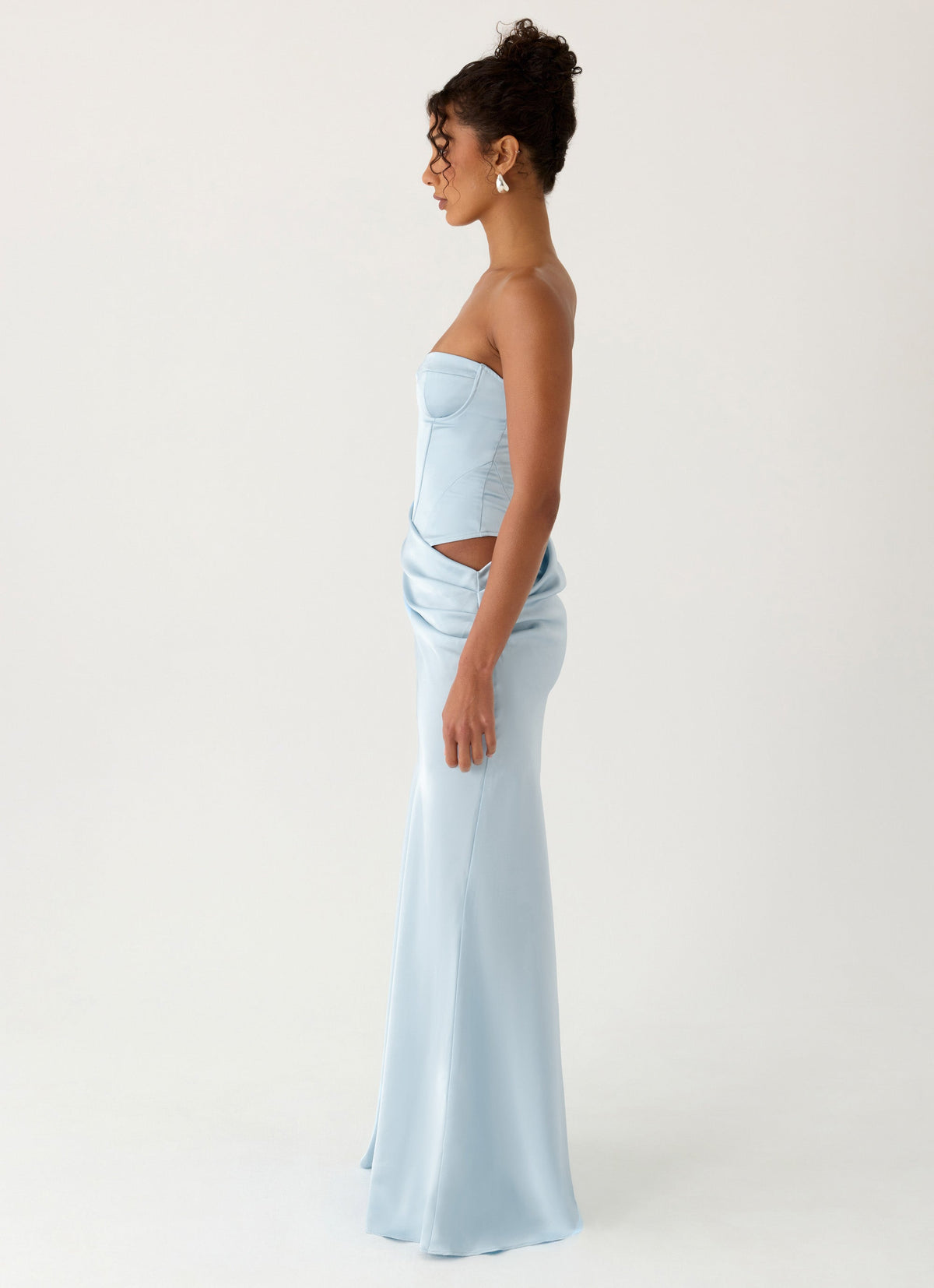 Emory Corset Maxi Dress Blue 3