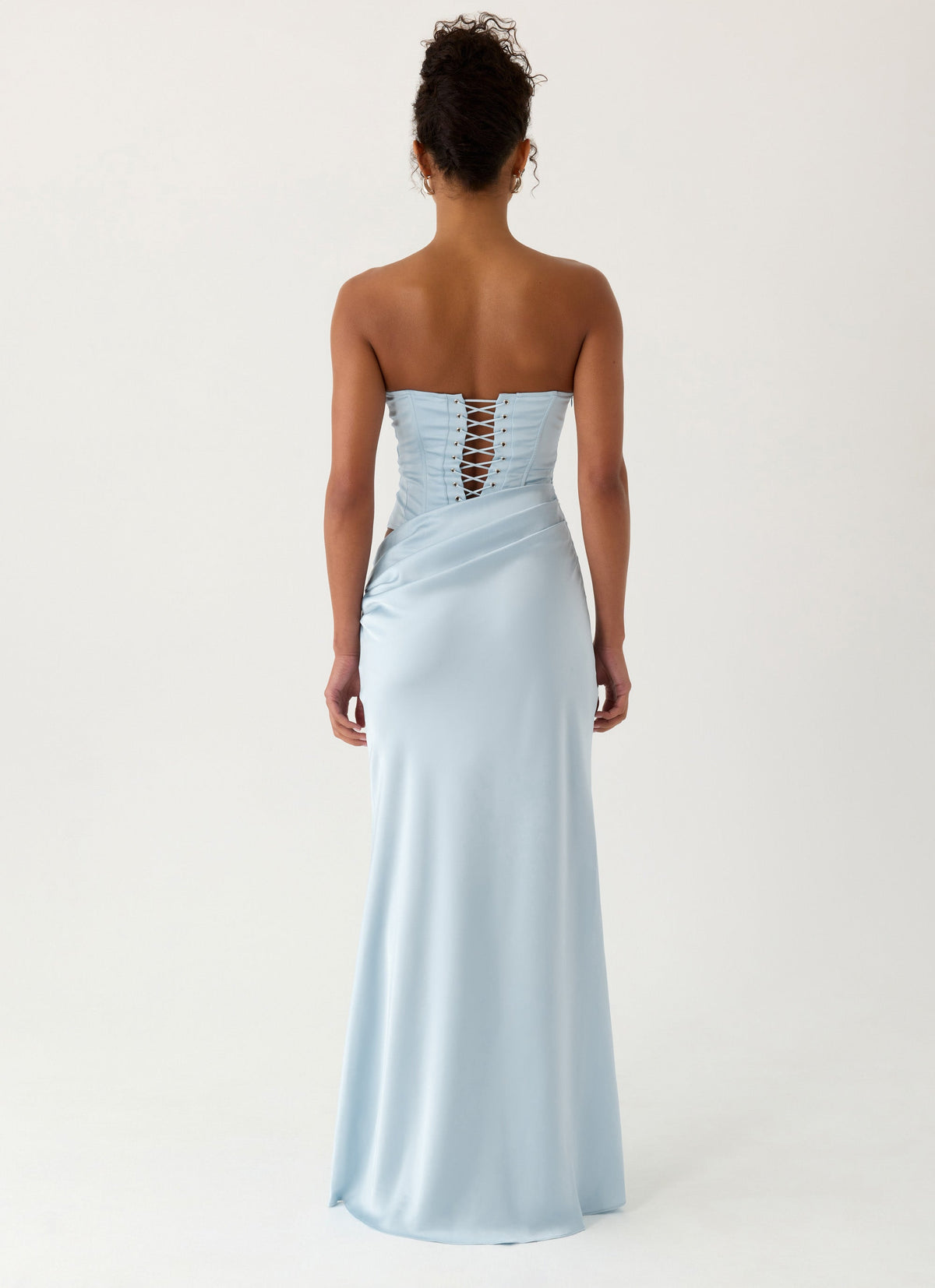Emory Corset Maxi Dress Blue 4