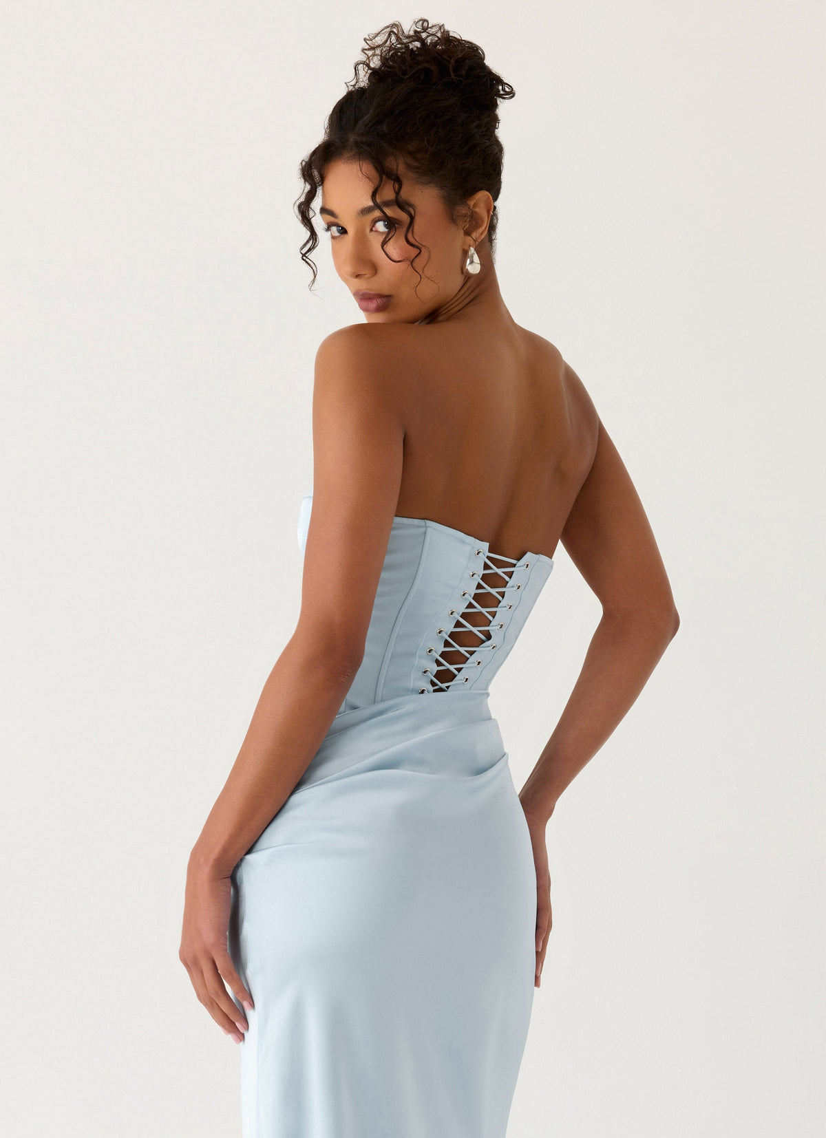Emory Corset Maxi Dress Blue 5
