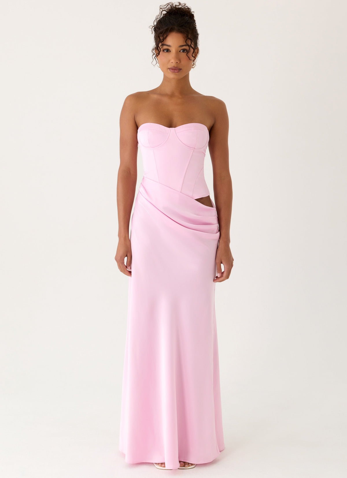 Emory Corset Maxi Dress Pink 3