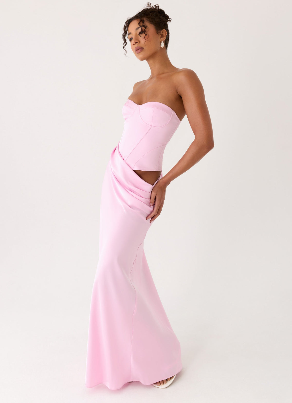 Emory Corset Maxi Dress Pink 7