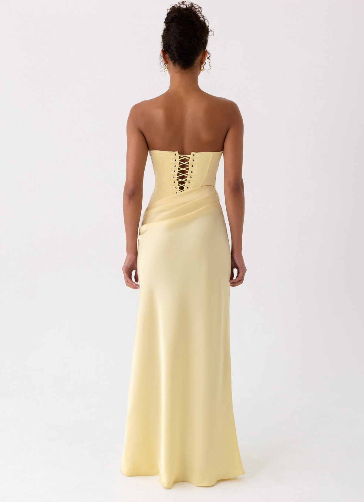 Emory Corset Maxi Dress Yellow 5