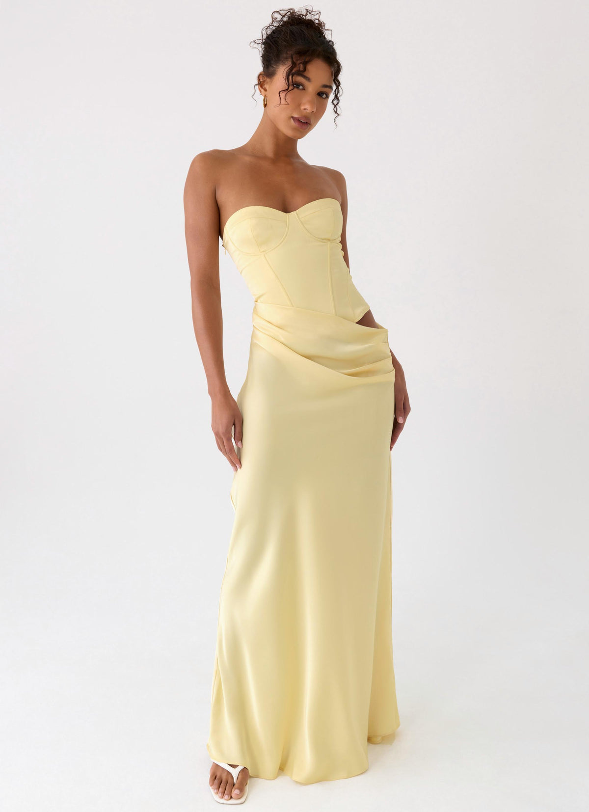 Emory Corset Maxi Dress Yellow 7